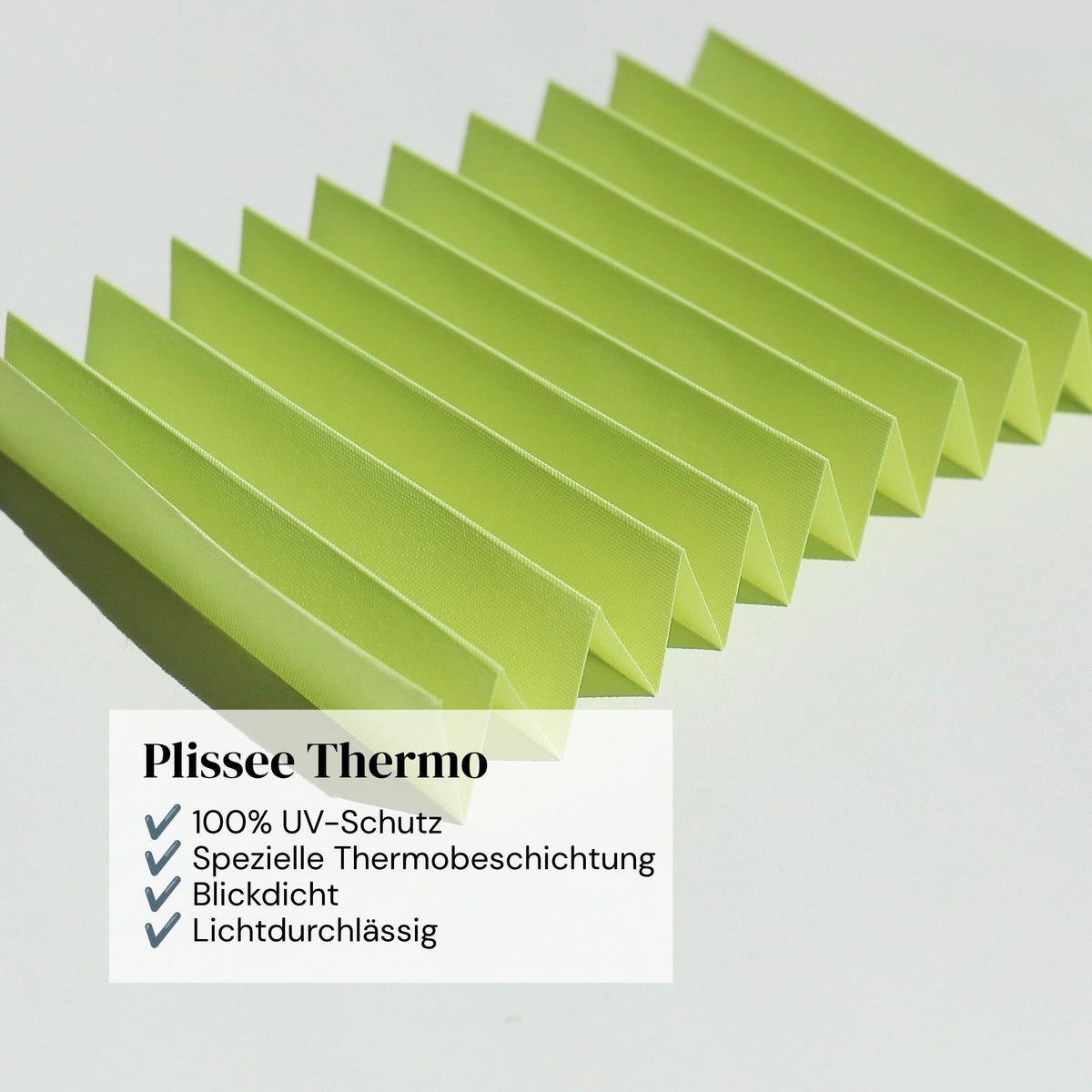 Plissee Thermo