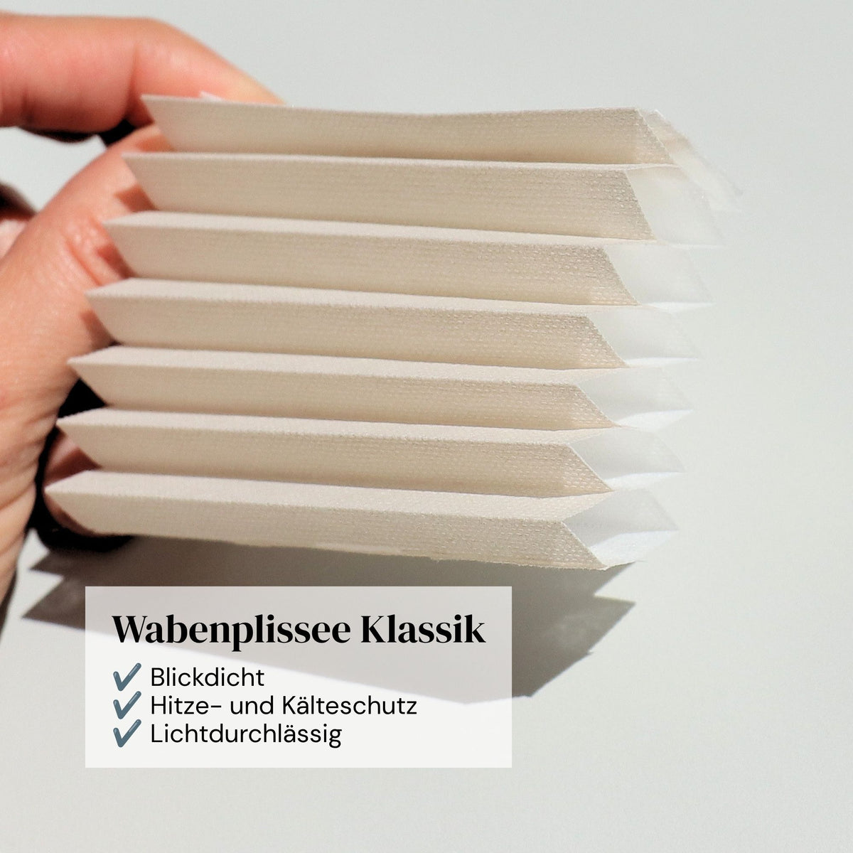 Wabenplissee Klassik