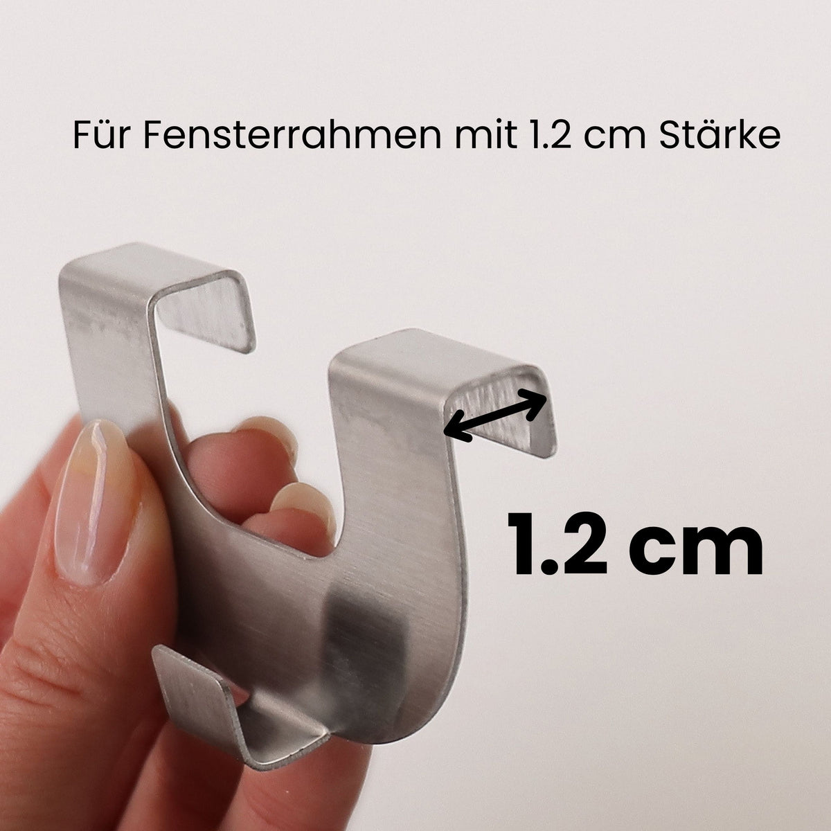 Haken für Ösenrollos 1.2cm