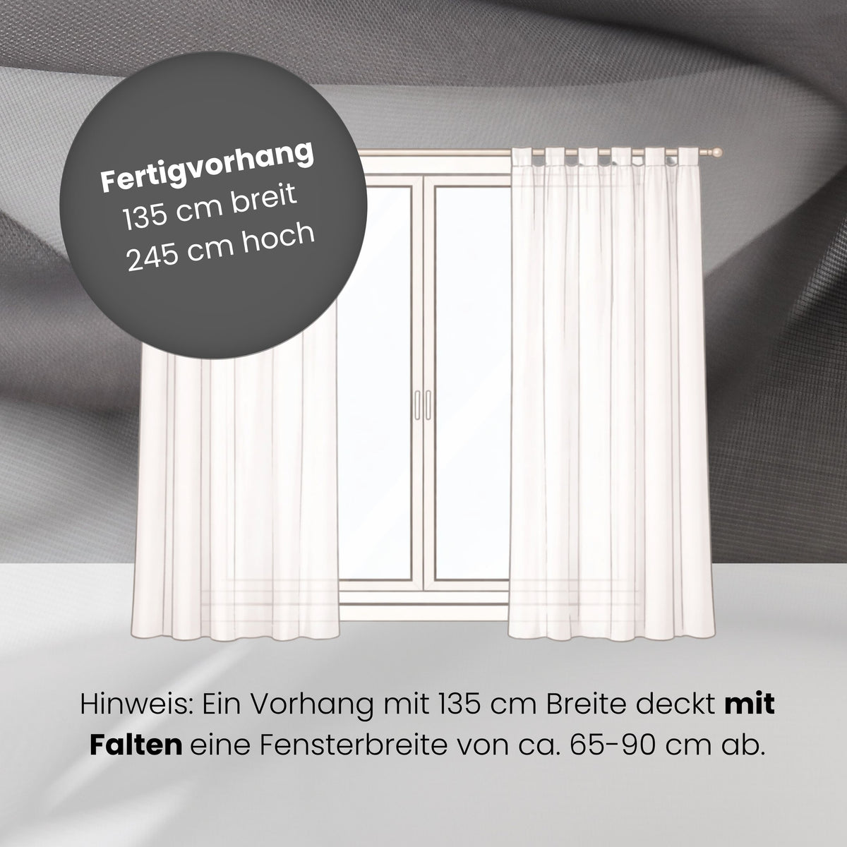 Ready-made curtain FUX