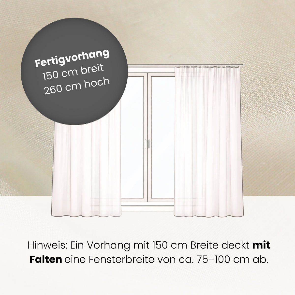 Day curtain FENIA
