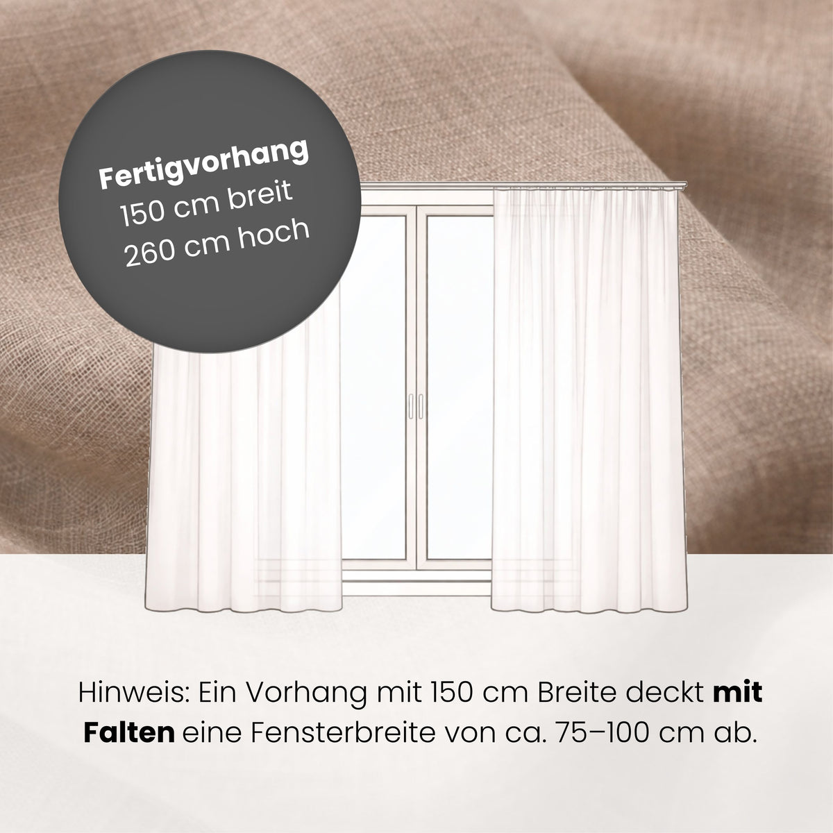 Day curtain FENIA