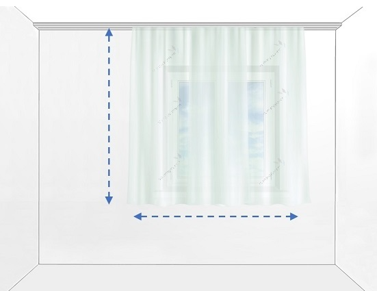 Vorhänge in Fensterbrettlänge : So findest du die richtige Länge
