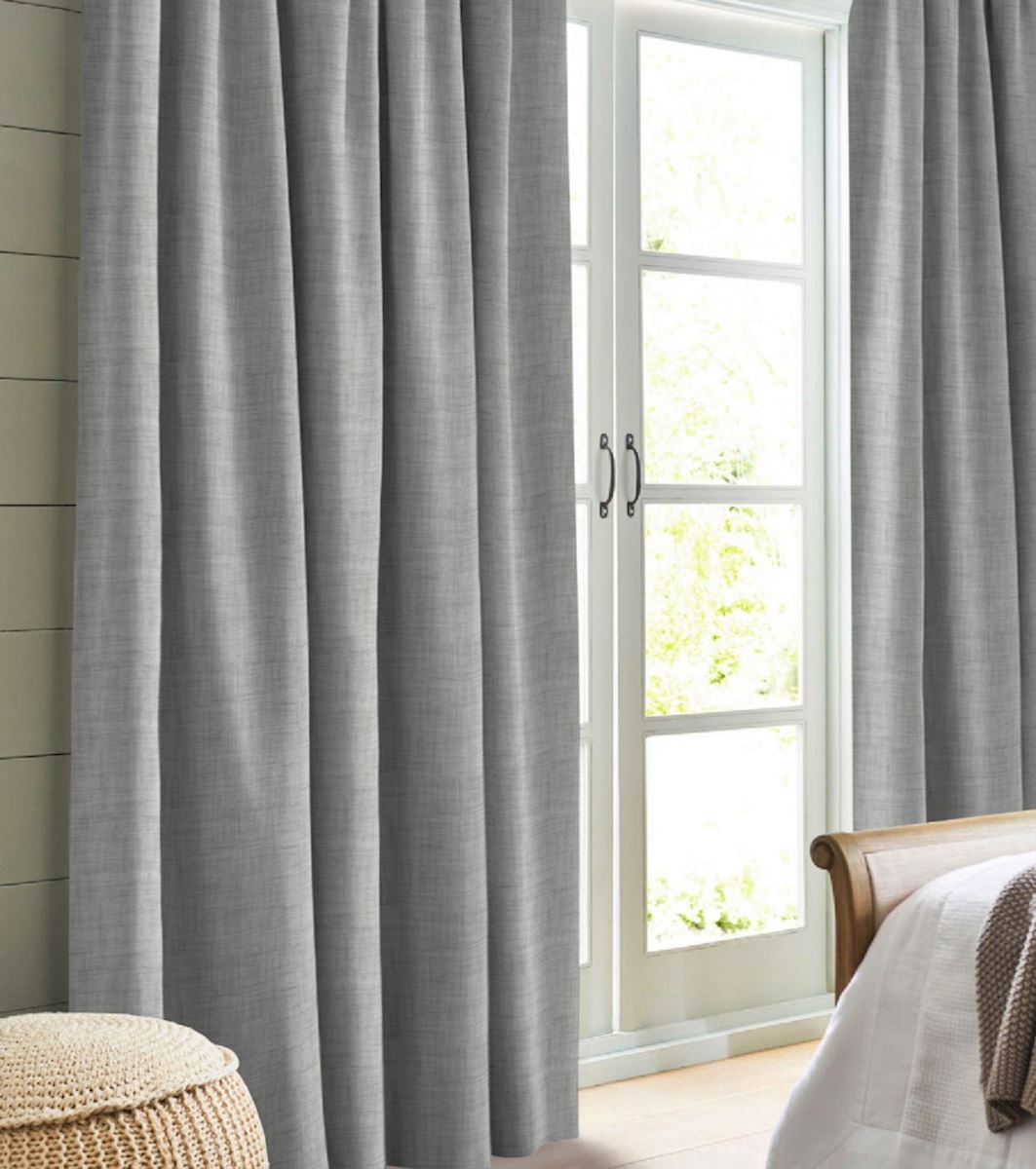 Blackout curtain gray turquoise