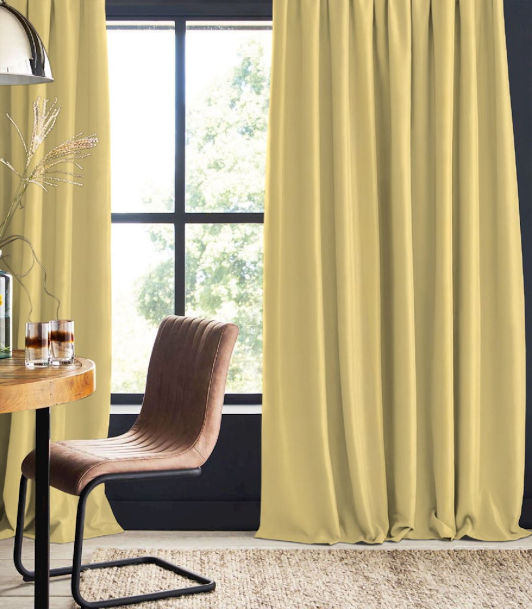 Night curtain delicate yellow Primus