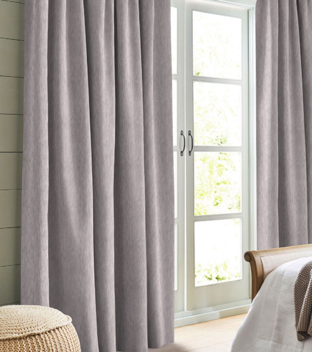 Night curtain gray brown Sander