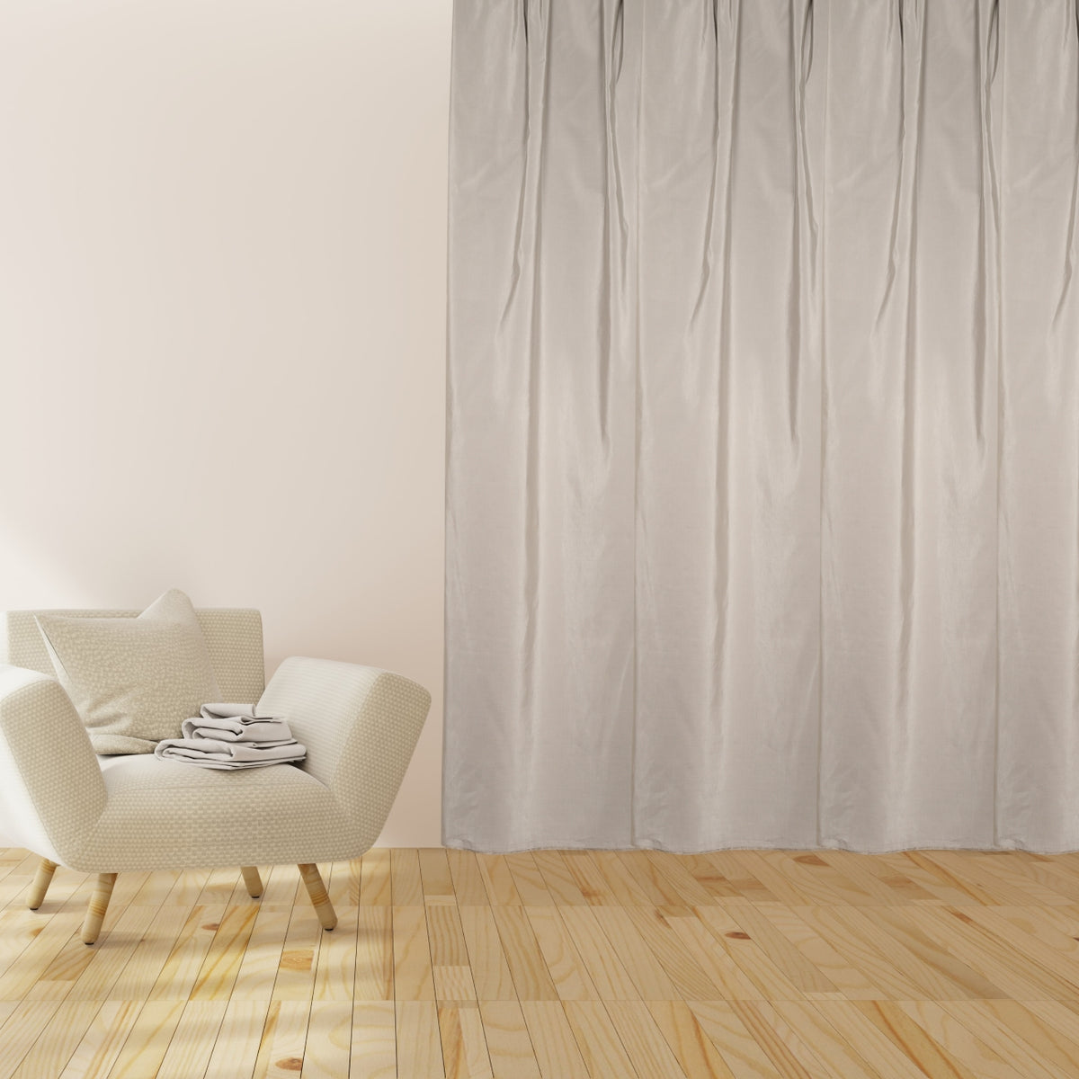 Night curtain beige gray Colton