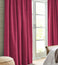 Blackout curtain red brown Corin