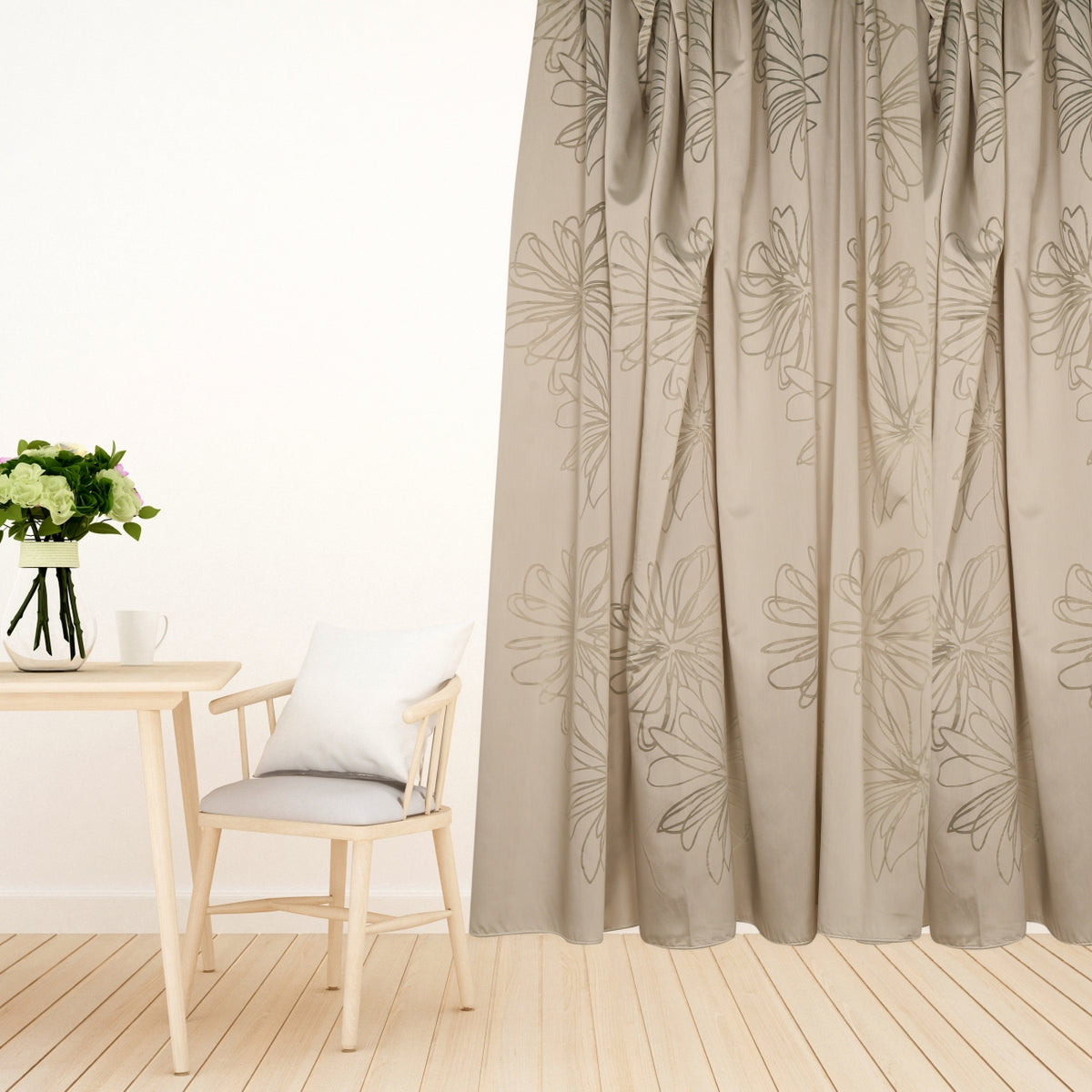 Day curtain taupe Fiore