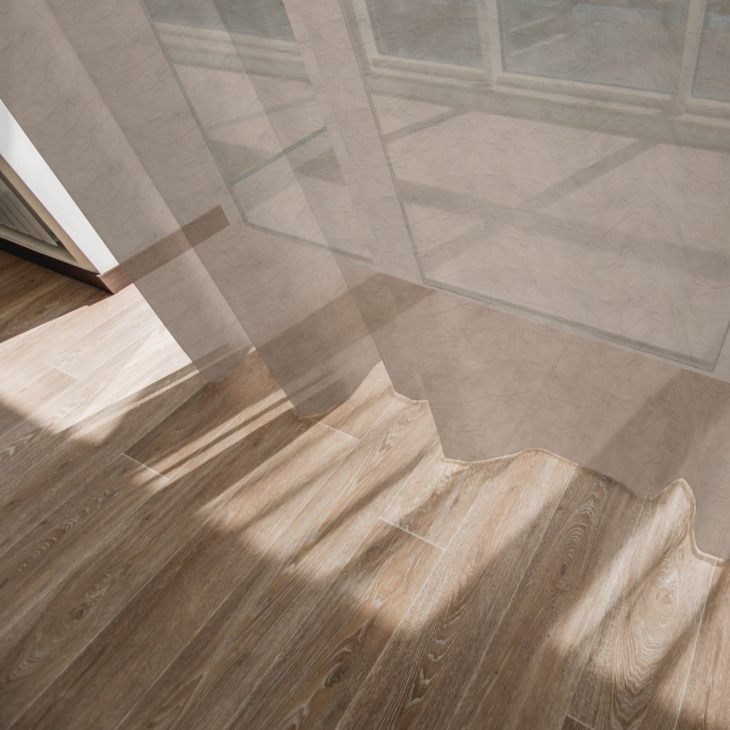 Tagesvorhang hellbraun Pelle