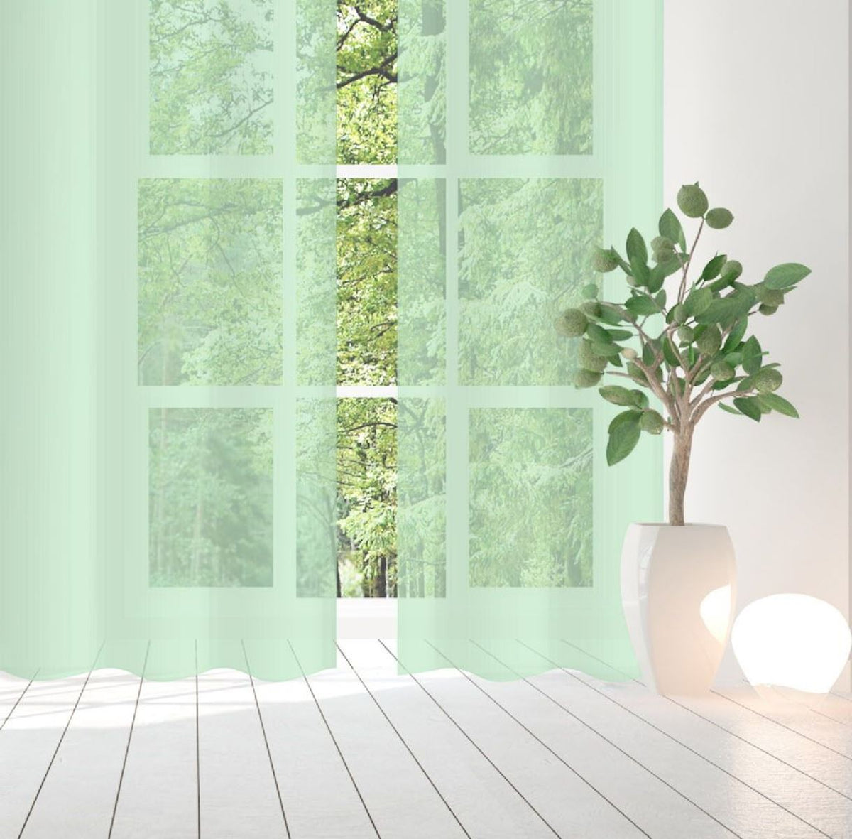 Turquoise day curtain Fergie