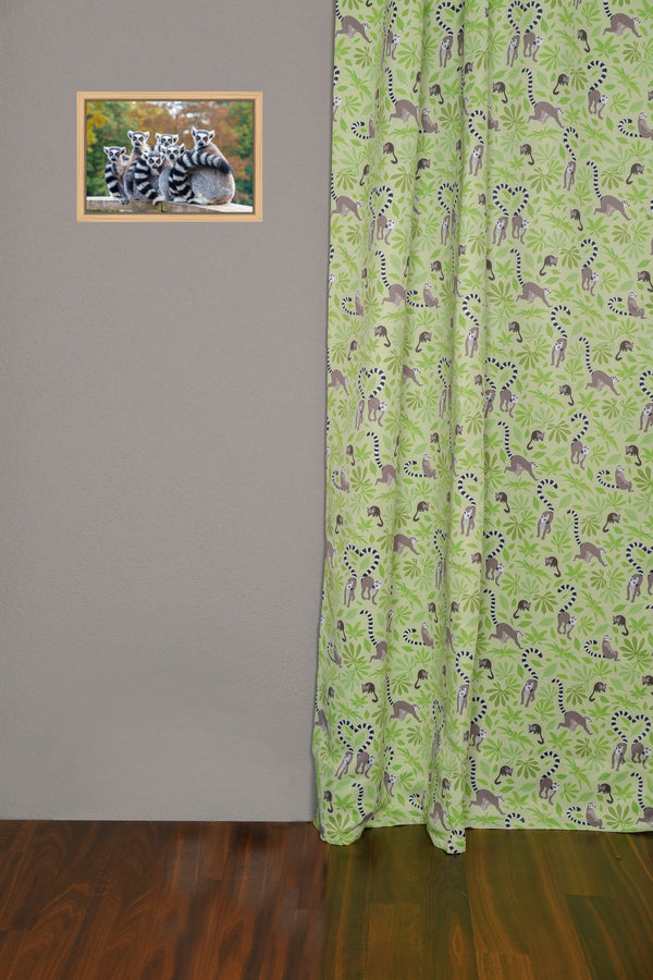 Tenda oscurante Katta verde "Lemuri"