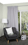 Blackout curtain gray Sils