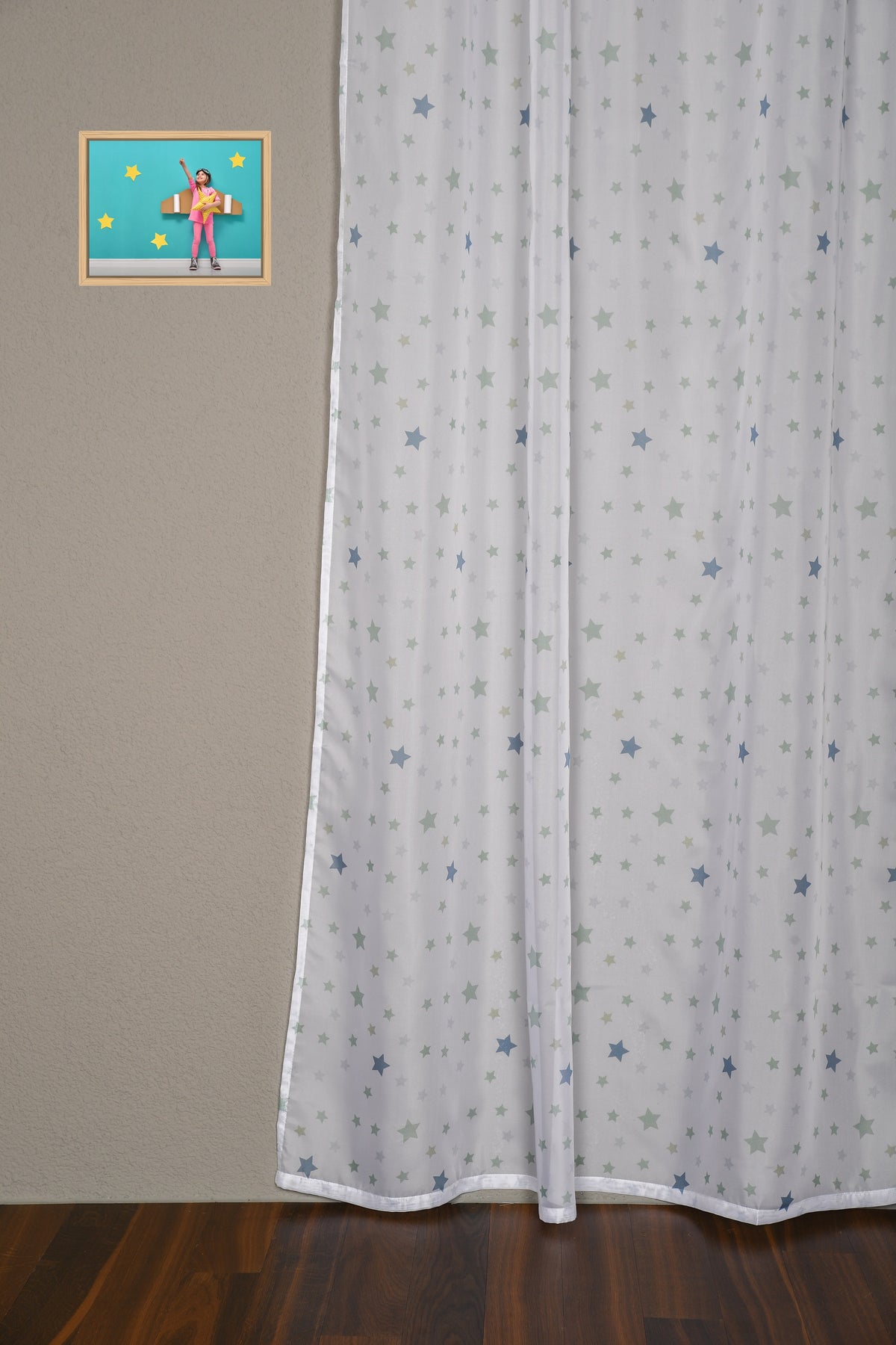 Day curtain mint blue Lee