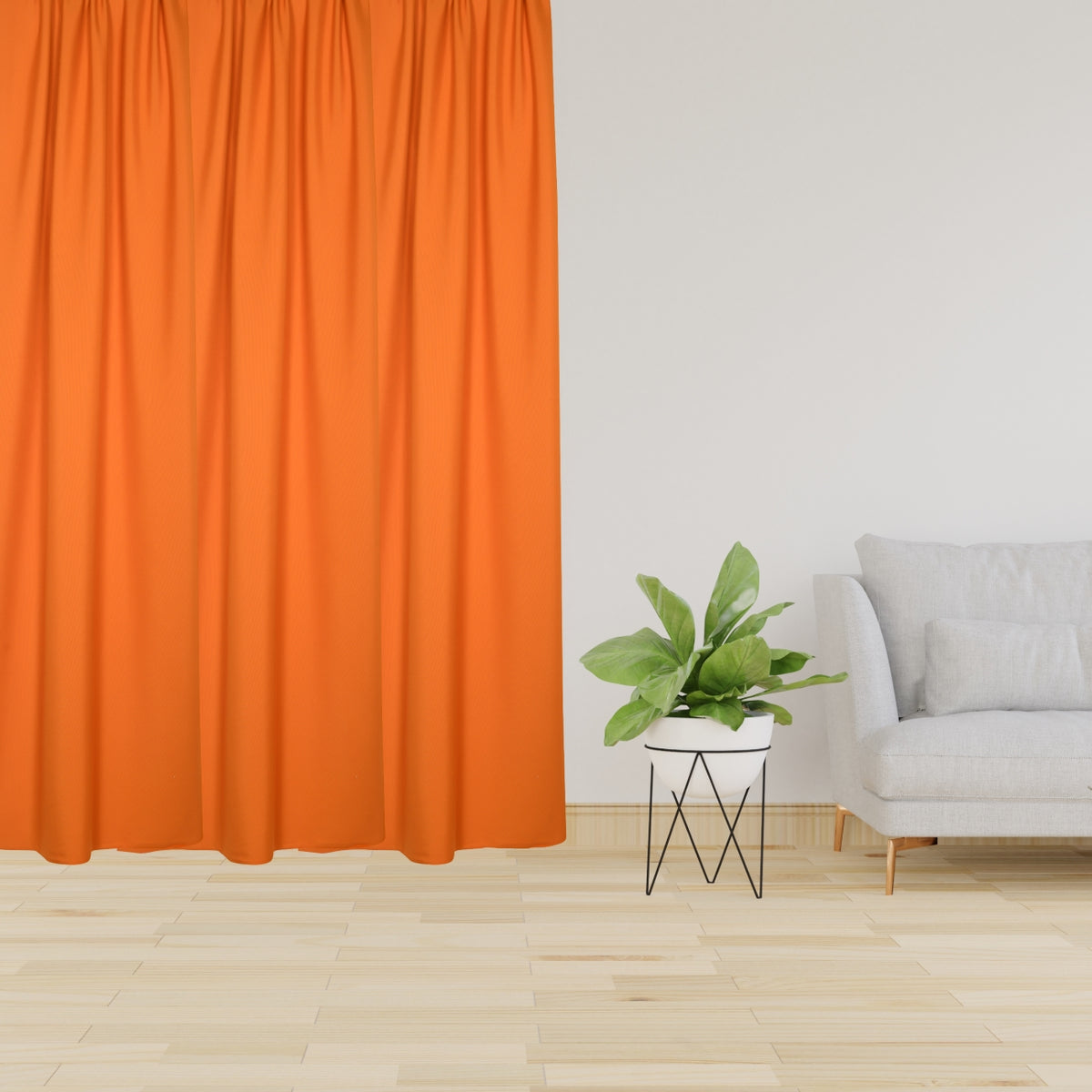 Night curtain orange Sine