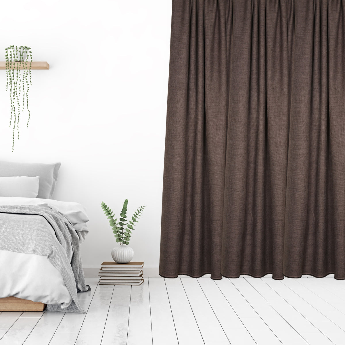 Blackout curtain taupe Still