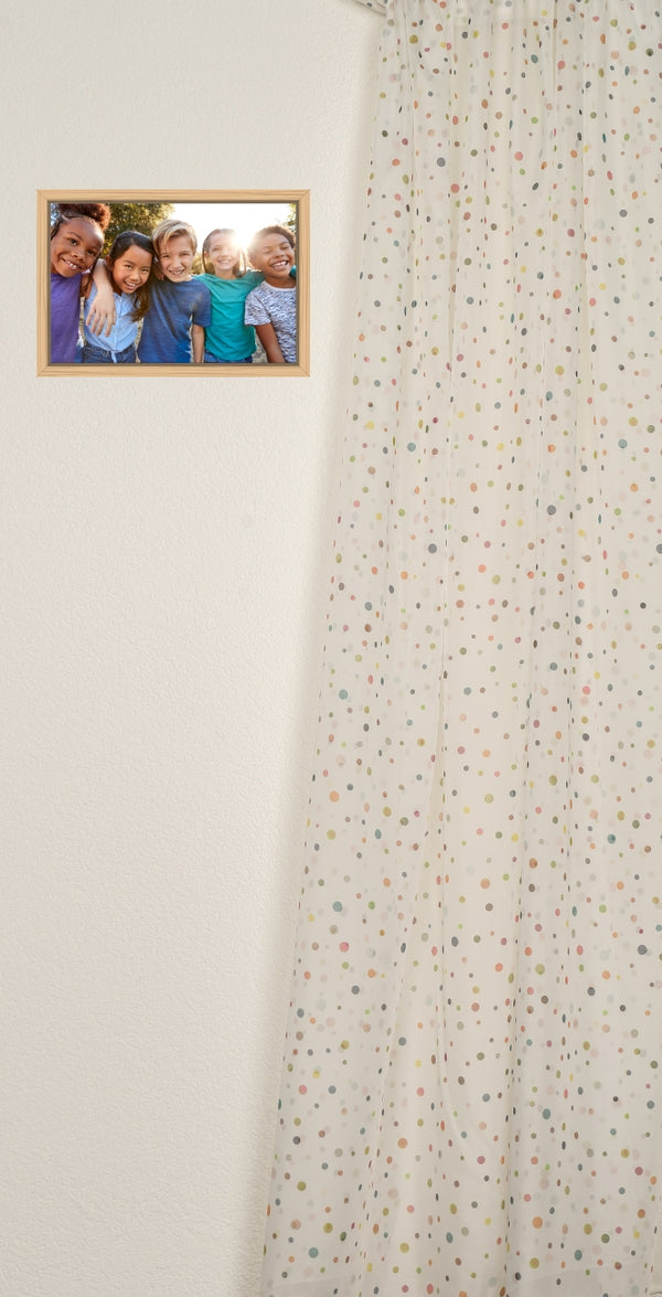 Day curtain "Dots" colorful Pearl