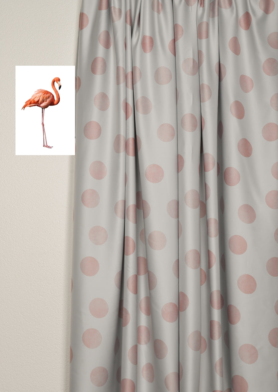 Blackout curtain pink India