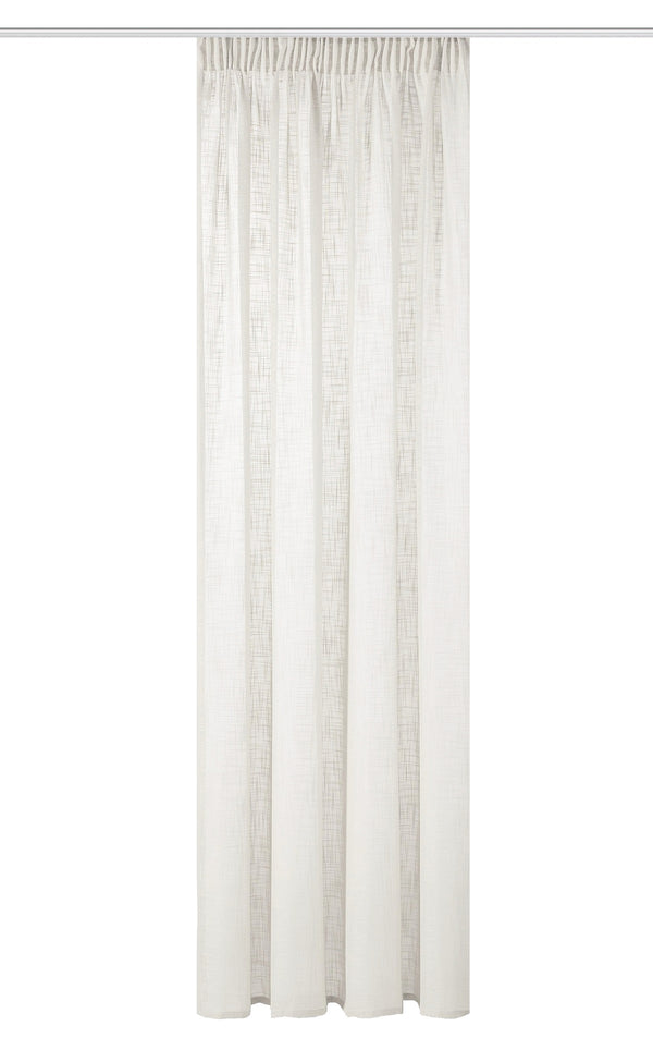 Day curtain "Velvet curtain" off-white Fabiu