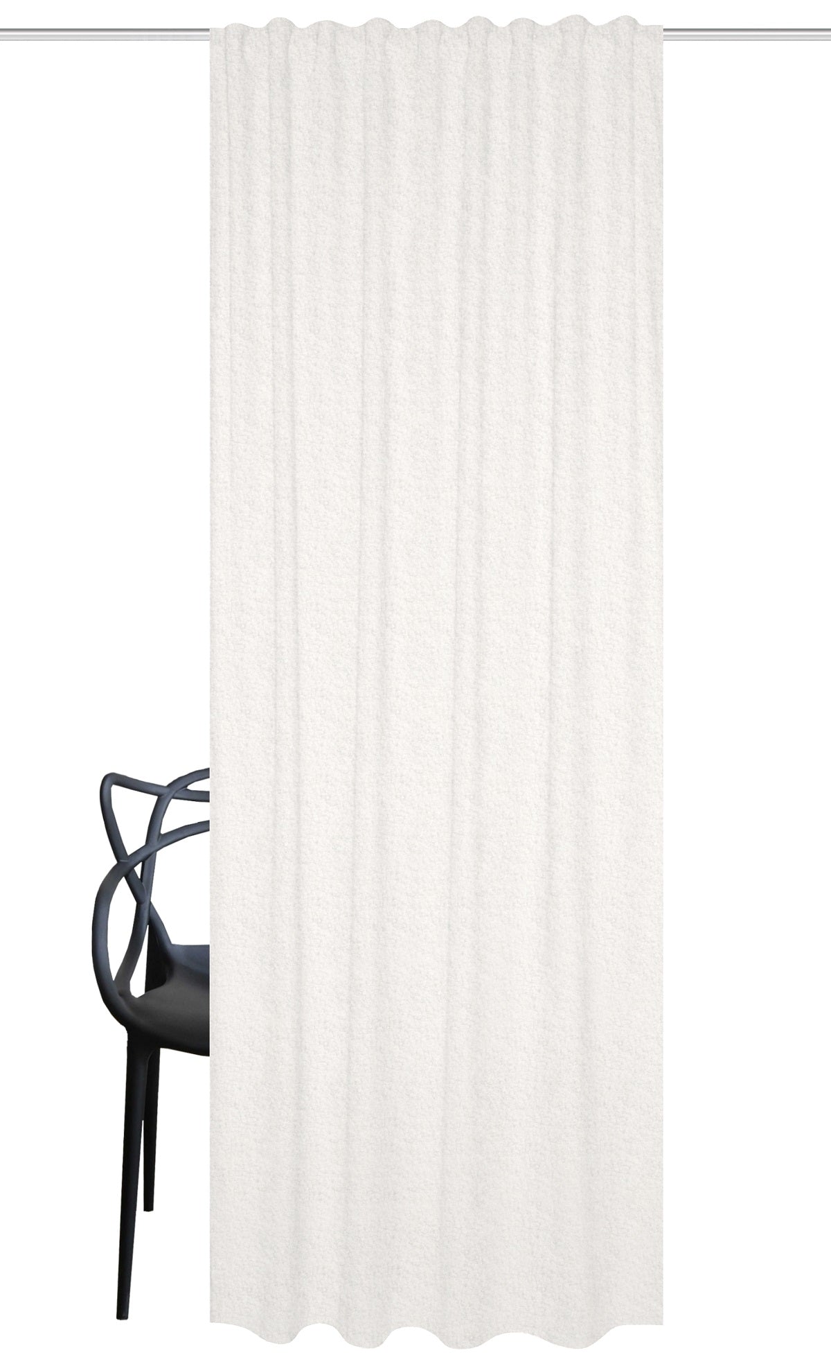 Night curtain wool white Flo