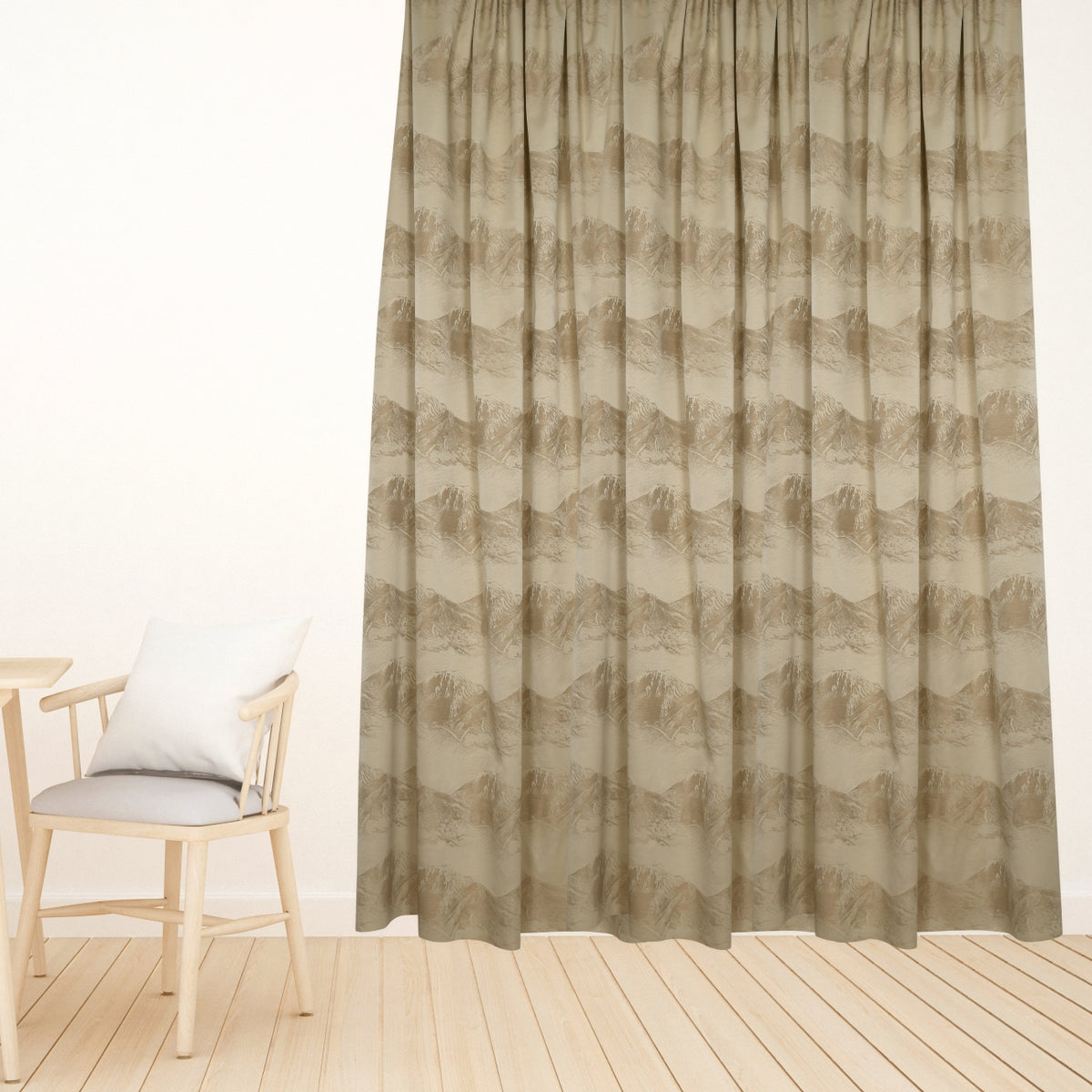 Night curtain beige Bernina