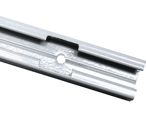 Vorhangschiene Aluminium 1-läufig weiss 200.5cm