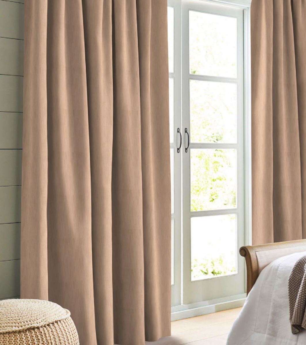 Blackout curtain beige pink Charlize