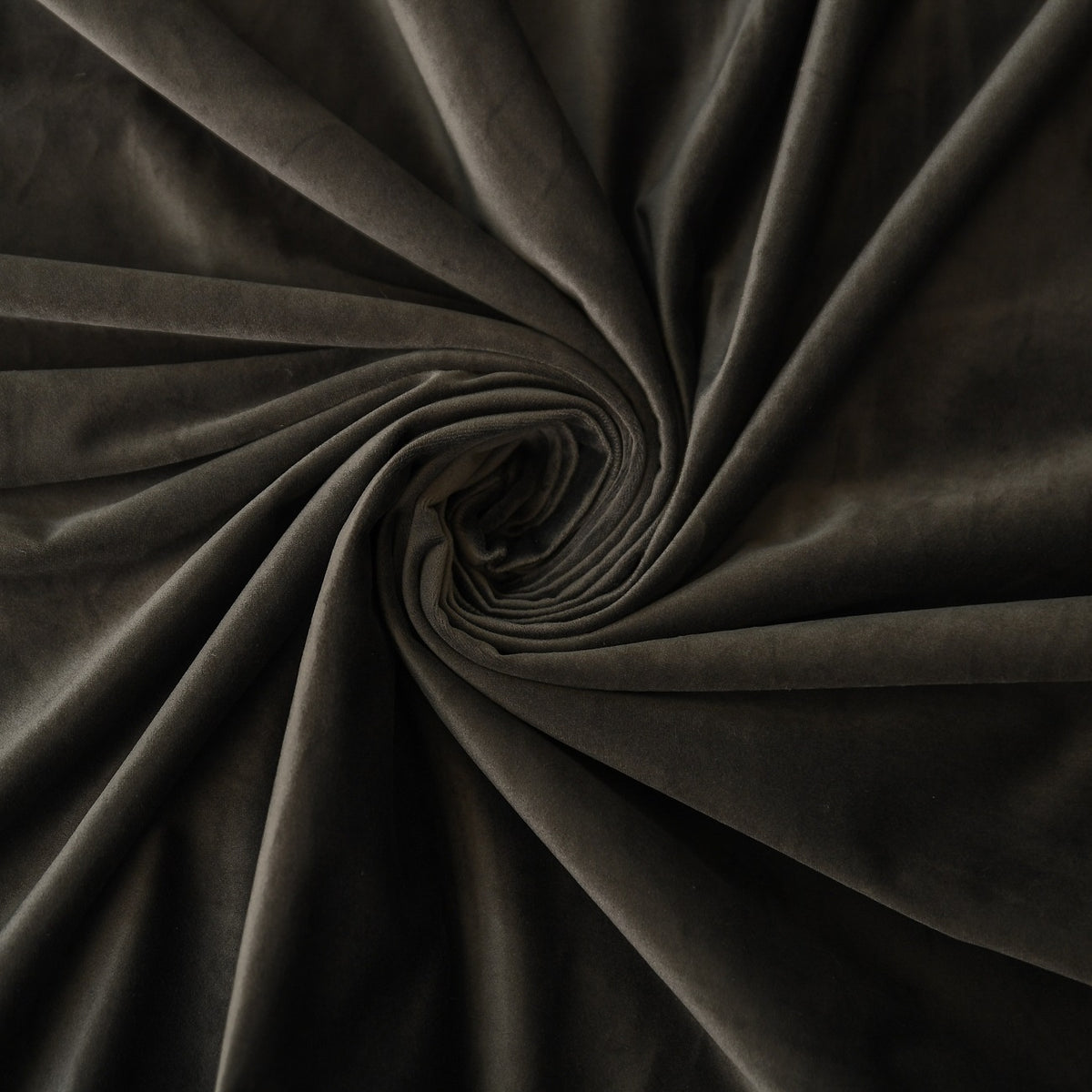 Night curtain dark brown Velvet