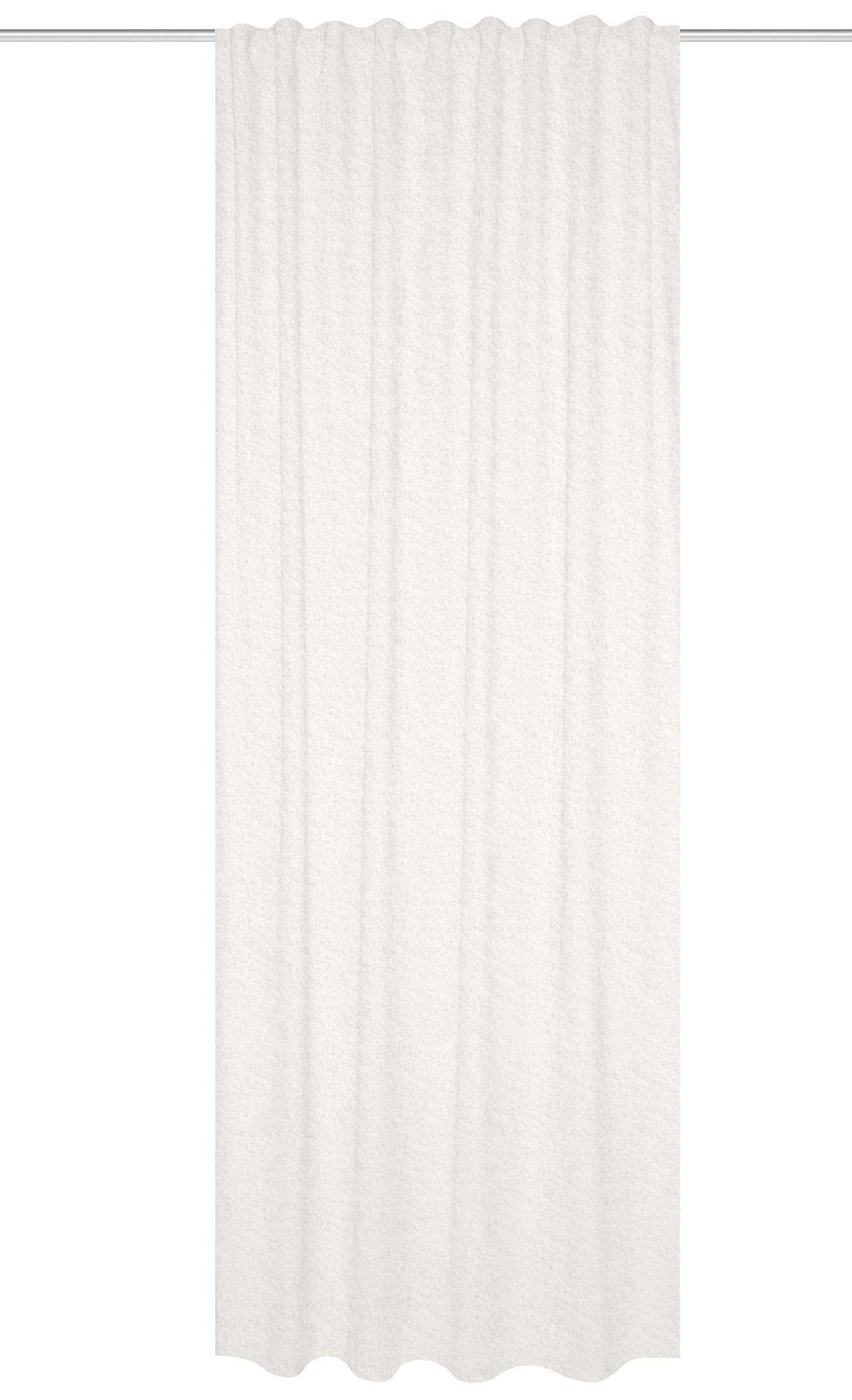 Rideau de nuit blanc laine Flo