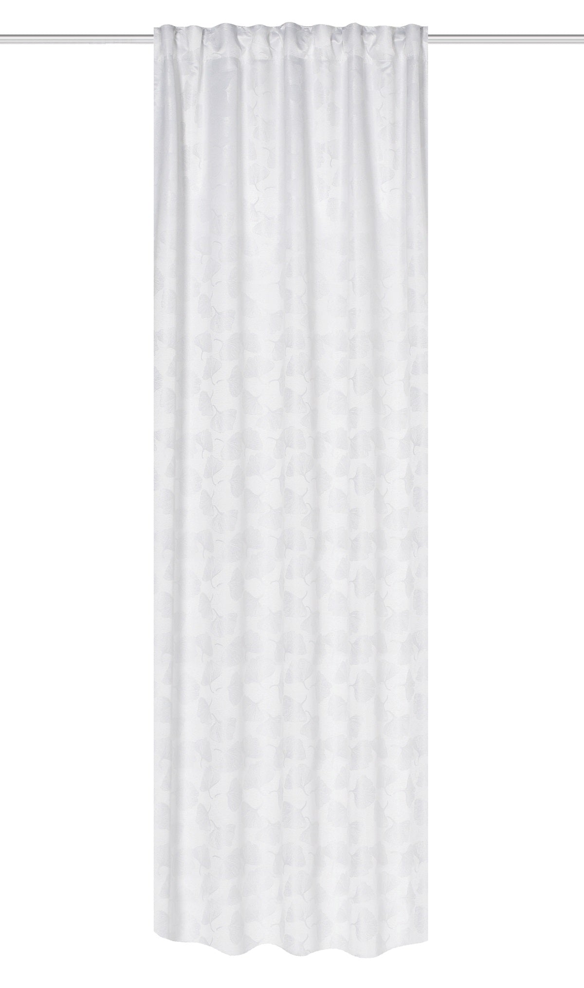 Rideau de nuit blanc laine Fiona