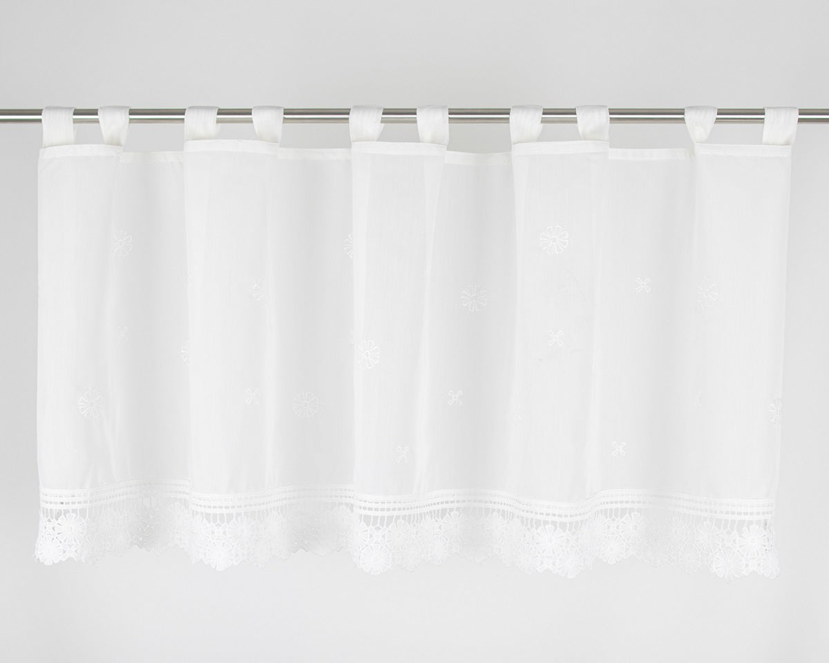 Bistro curtain white Jemal