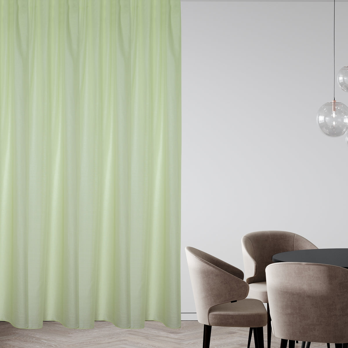 Day curtain light green Marit