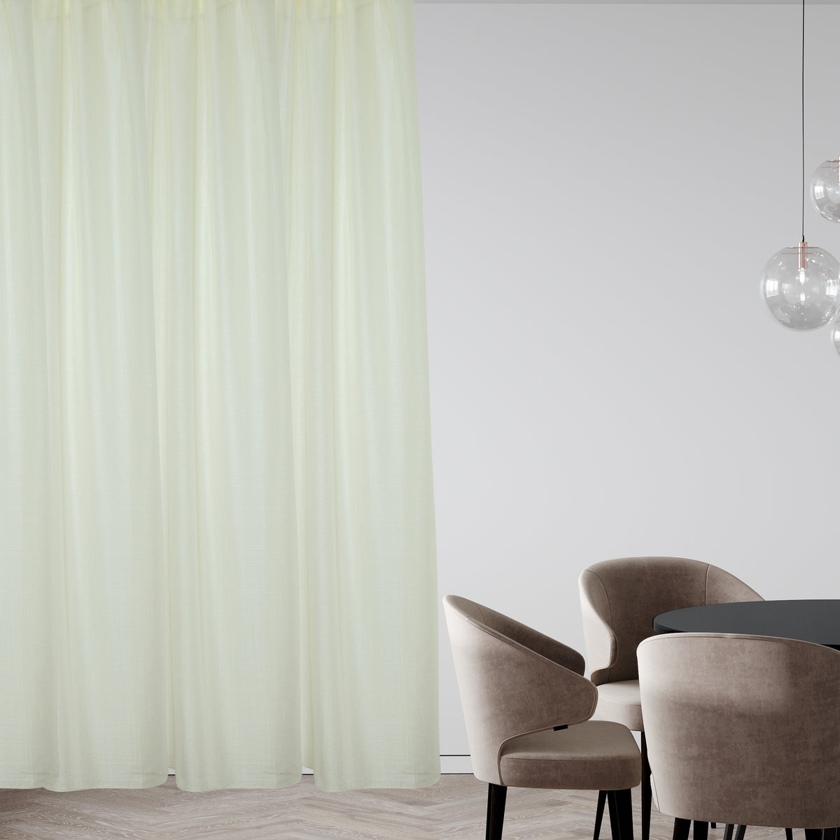 Day curtain delicate green Marit