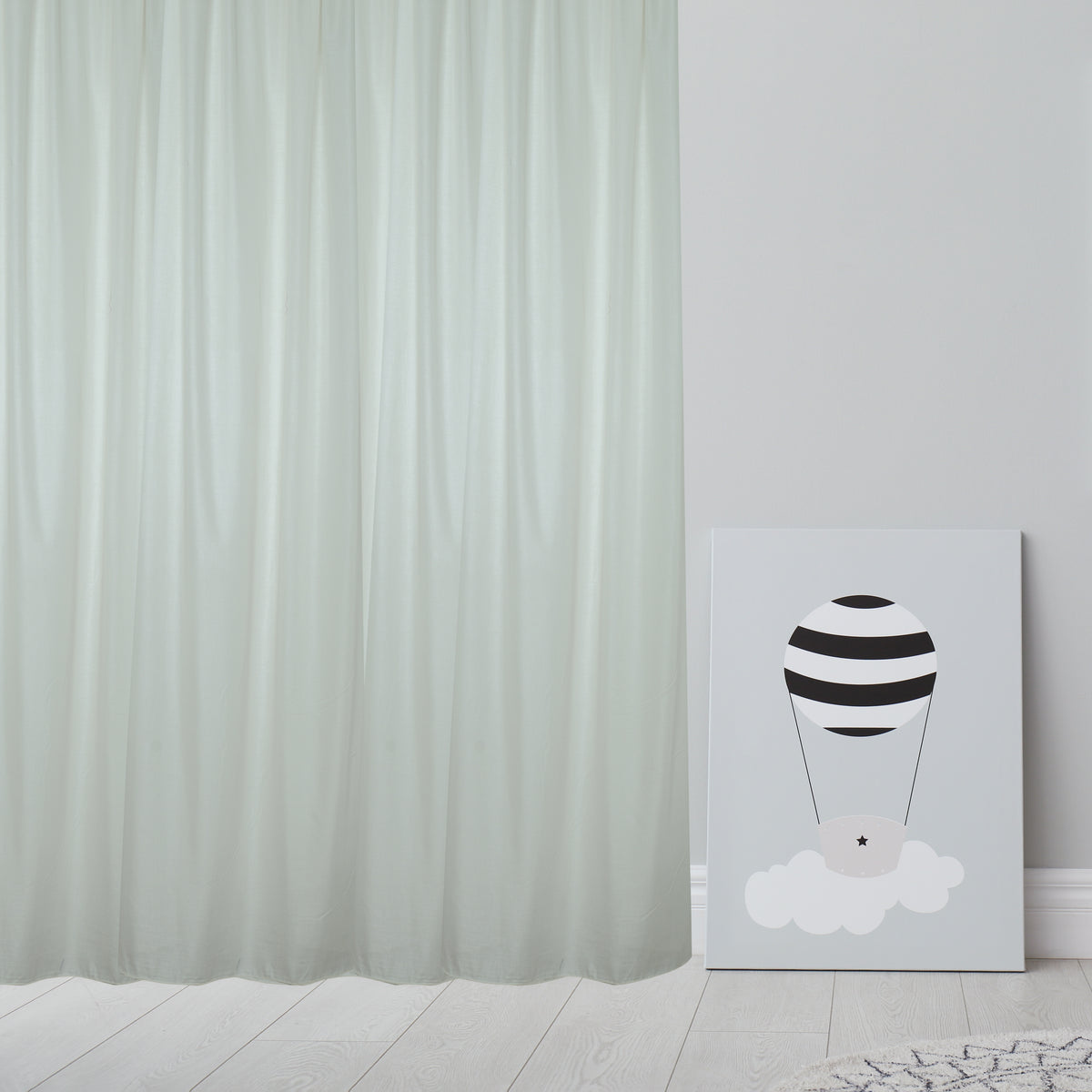 Day curtain wool white Maila