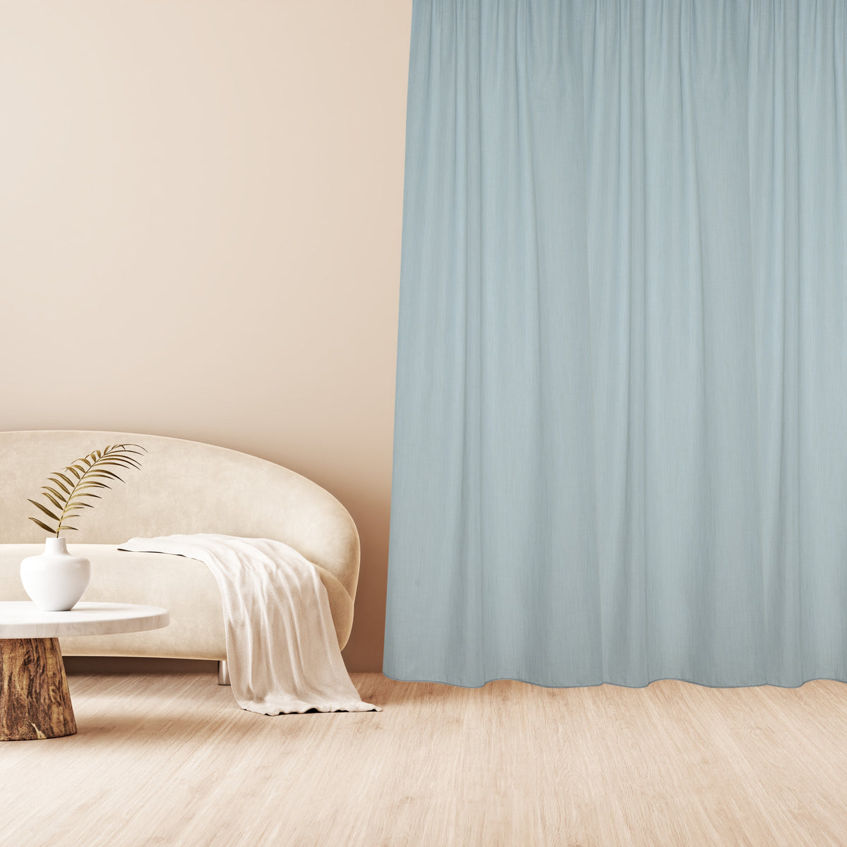 Day curtain pale blue Kalle