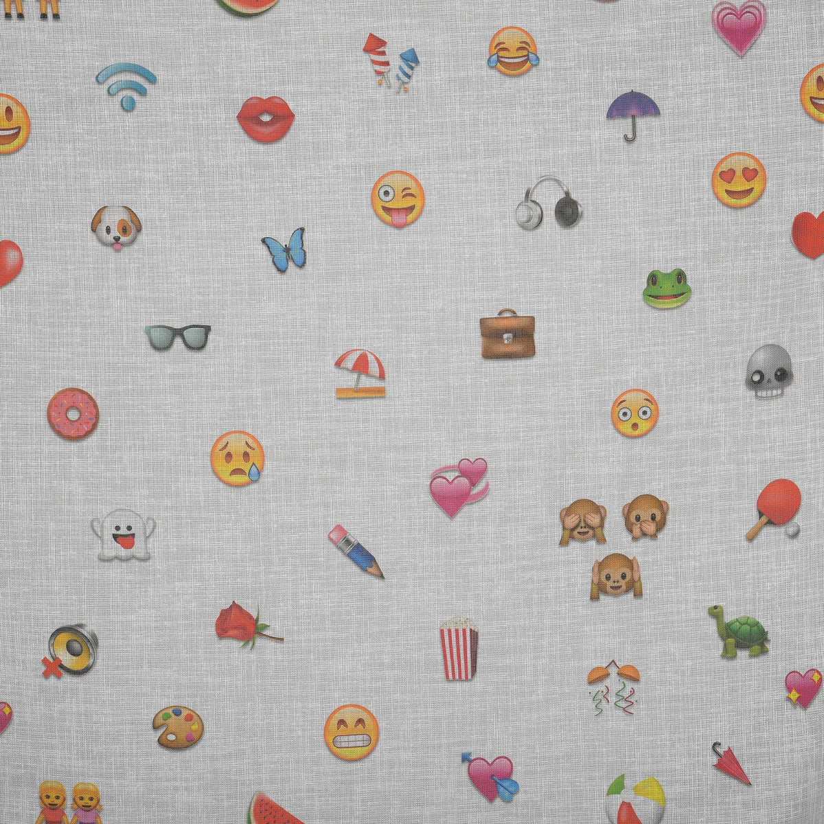 Rideau de jour coloré Emoji