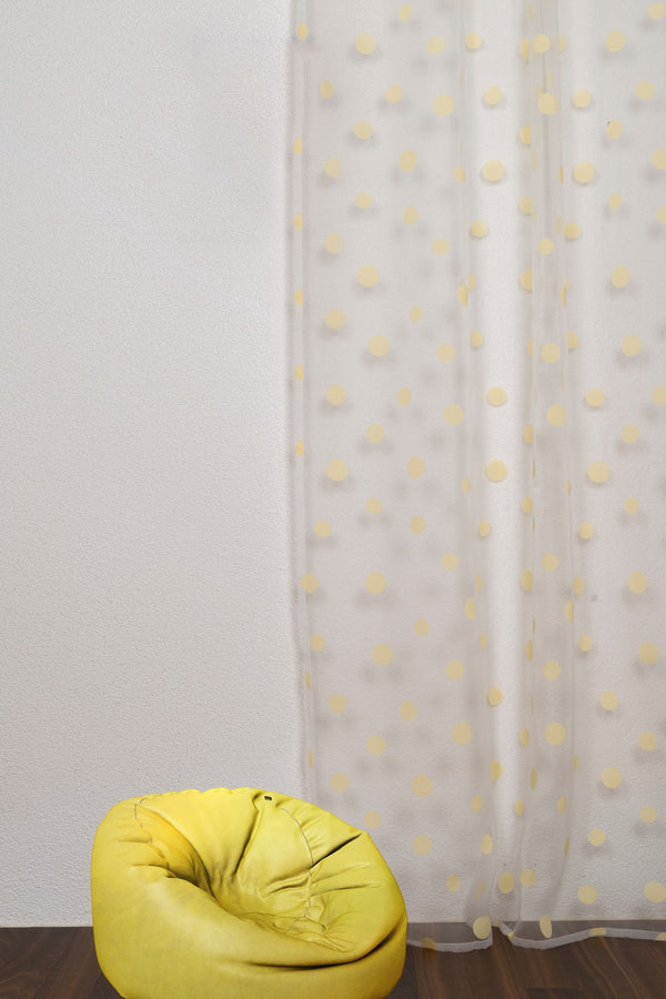 Tenda giorno "Puntini" giallo Momo