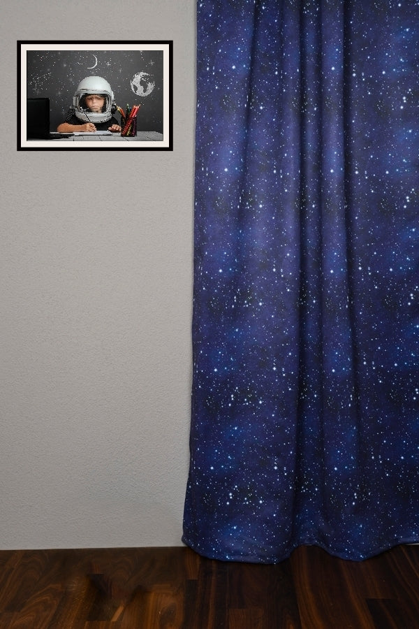 Blackout curtain blue Cosmos