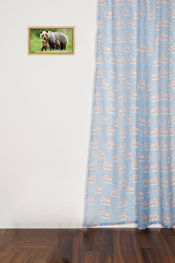 Day curtain "Bear" blue Kim