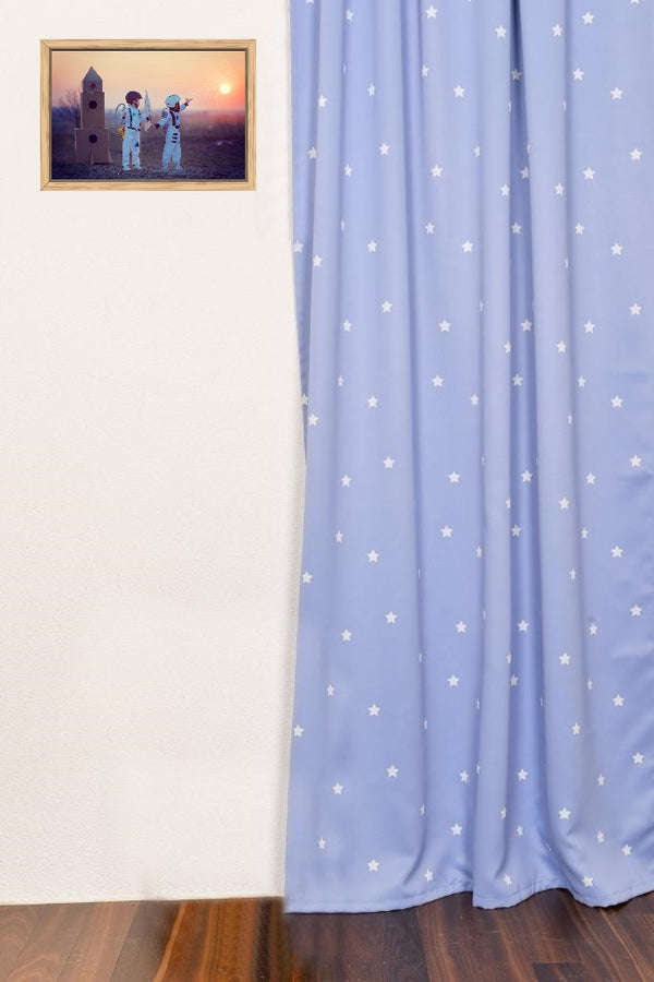 Tenda oscurante "Stelle" blu Kiki