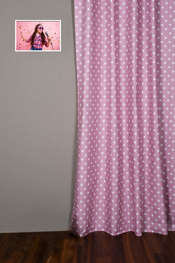 Night curtain pink Aiko