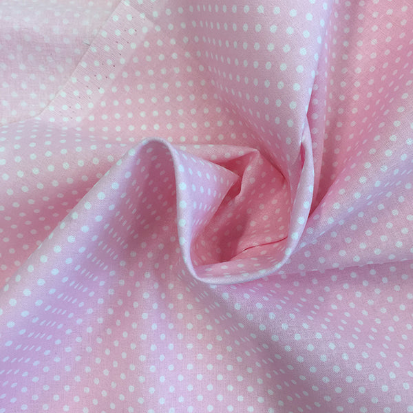 Night curtain "Dots" pink polka dots
