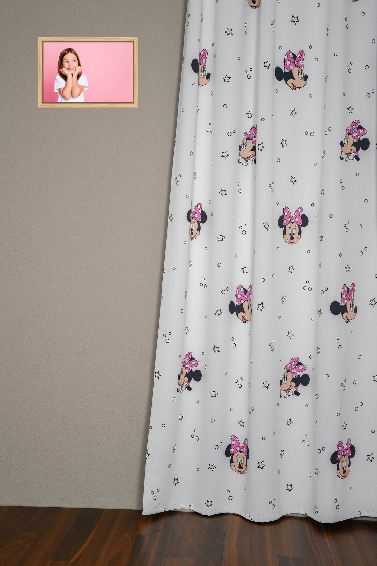 Blackout curtain pink