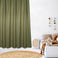 Blackout curtain light olive green Mael