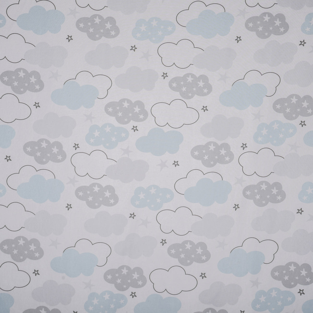 Day curtain blue gray Nube