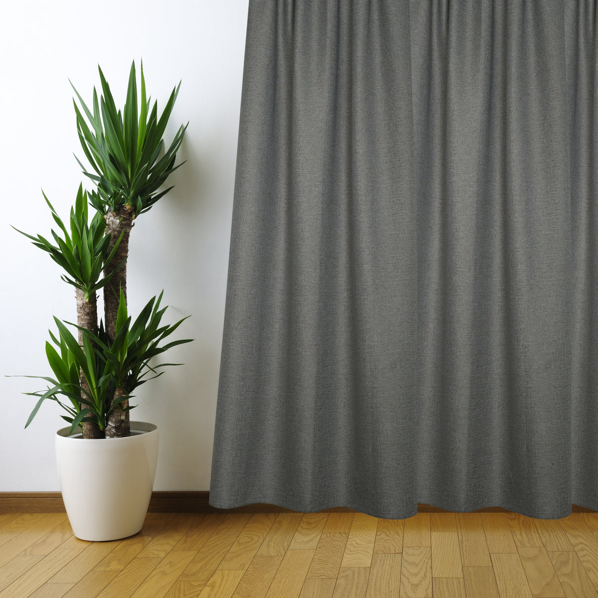 Night curtain gray brown Discover