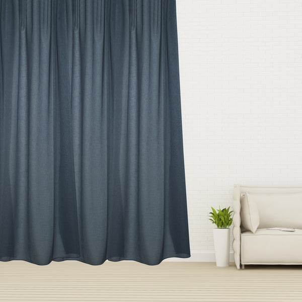 Tenda a giorno "Recycling curtain" grigio acciaio Decade