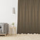 Night curtain without blackout orange brown Cobble