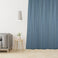 Night curtain without blackout light blue Cobble