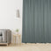 Night curtain without blackout green gray Cobble